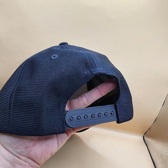 USS Iowa BB-61 U.S. Navy Ship Hat Snapback Patch Cap Black Military Eagle Crest - Picture 3 of 5